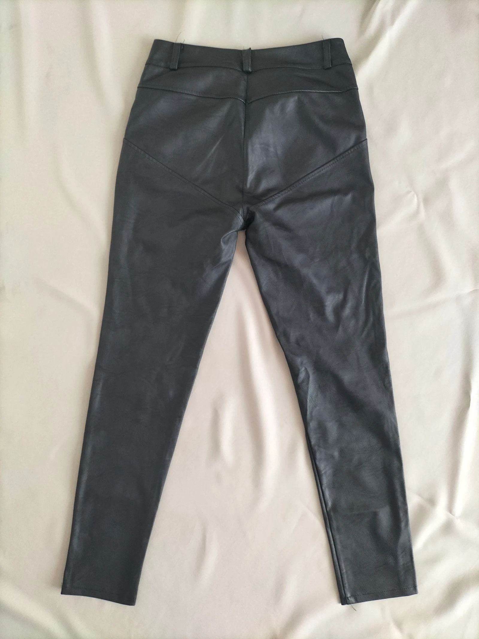 Pantalón Similicuero Negro Push Up 36 | Just Me | Nuevo – photo 3